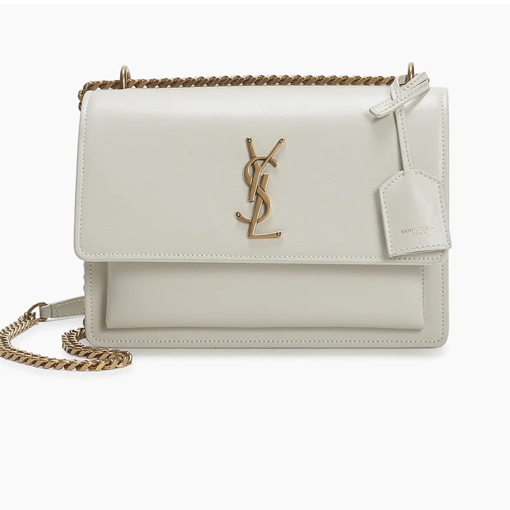 Saint Laurent Sunset medium shoulder bag in smoother leather